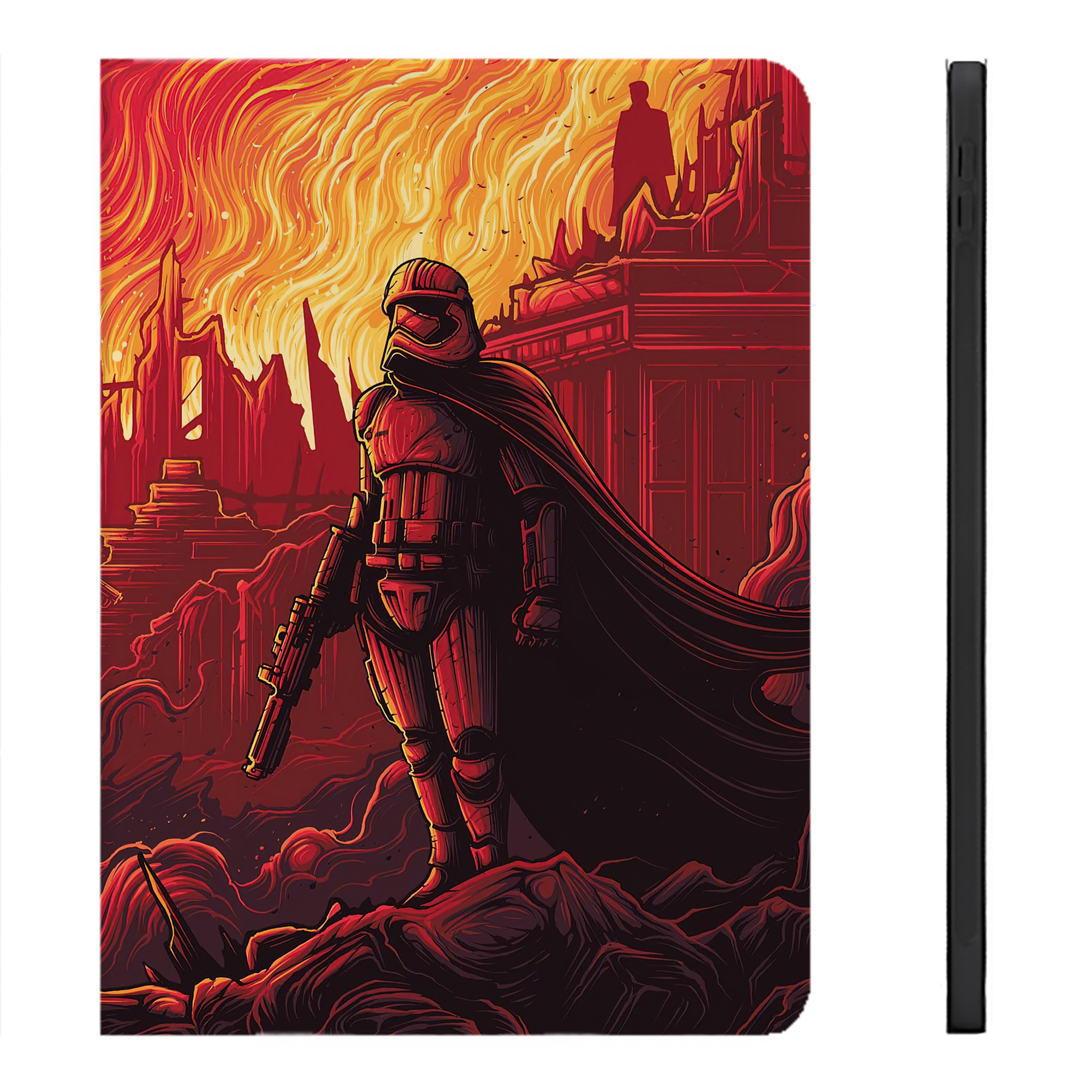 （画像用） スター・ウォーズ Star Wars IPadケース ペンホルダー付き ブックスタイルデザイン